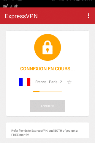 Test du VPN du fournisseur ExpressVPN