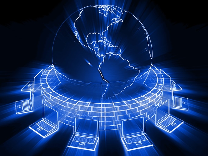 Internet computer network security firewall cyber cloud computing